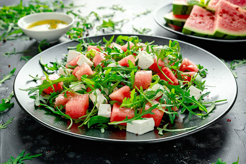 Insalata di anguria aromatizzata alla Menta