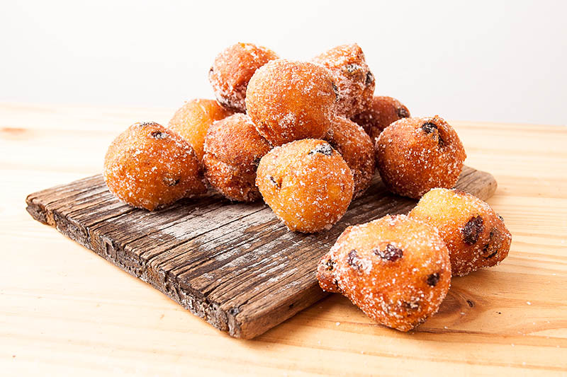 Frittelle con crema al cacao e Arancio Dolce