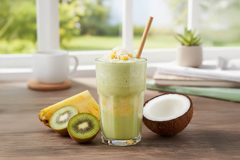 Smoothie al kiwi