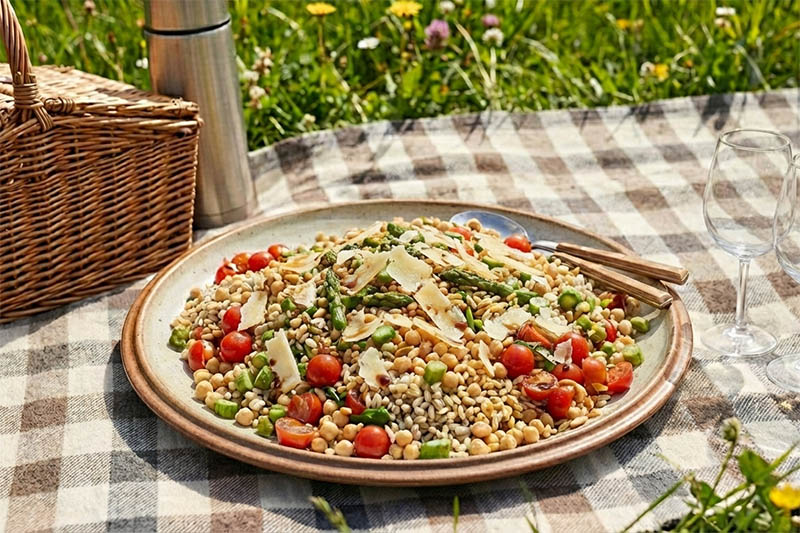 Insalata d’orzo al Basilico