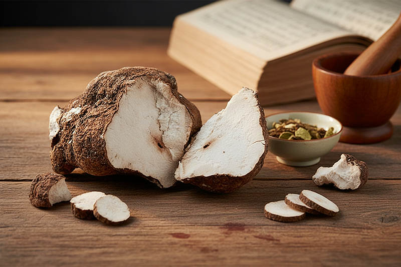 Poria, il fungo del drenaggio