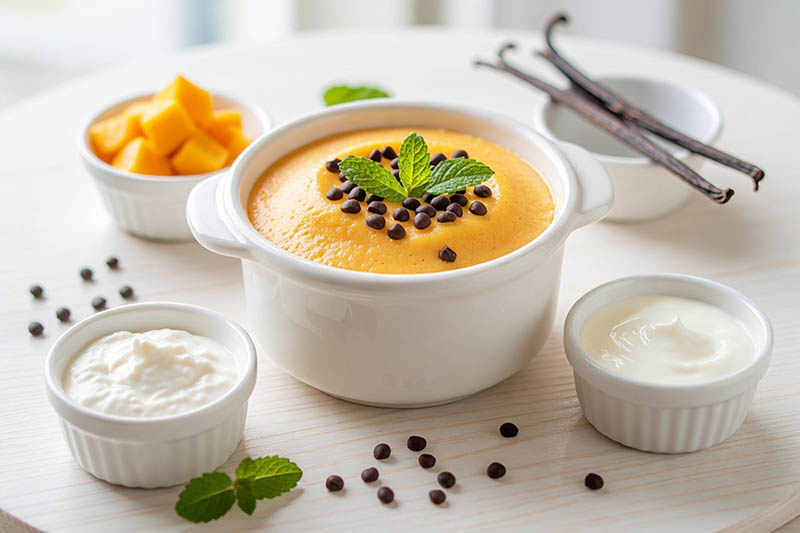 Mousse di Mango alla Vaniglia